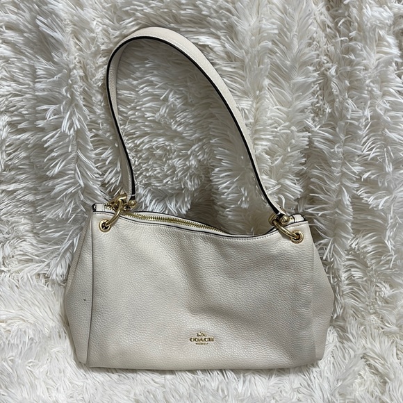 Coach Handbags - Coach, Convertible Mia satchel, off-white color, used